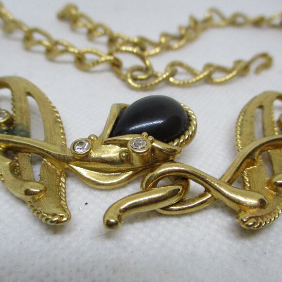 JOSE MARIA BARRERA Granada Necklace For Avon Branches Design Gold Tone Metal - Picture 9 of 15